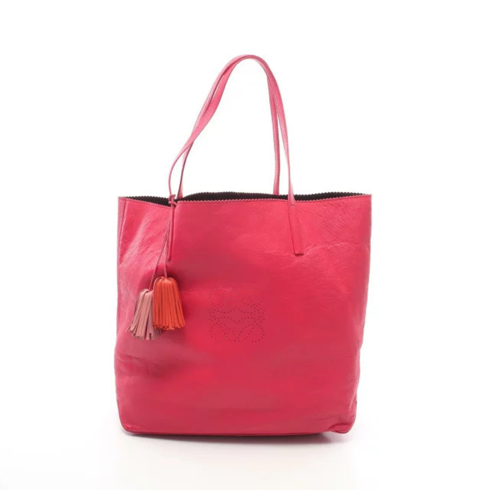 Loewe Anagram Tote Bag Leather Pink